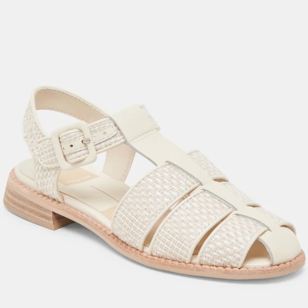 🤍🔹️Dolce Vita🔹️white Multi  HOLIS fisherman Strappy Sandals Size